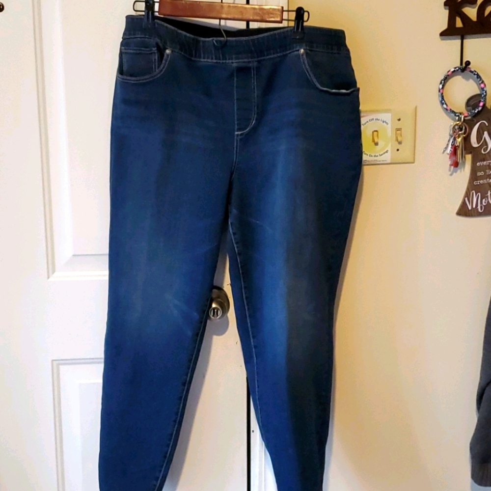 Denim jeggings